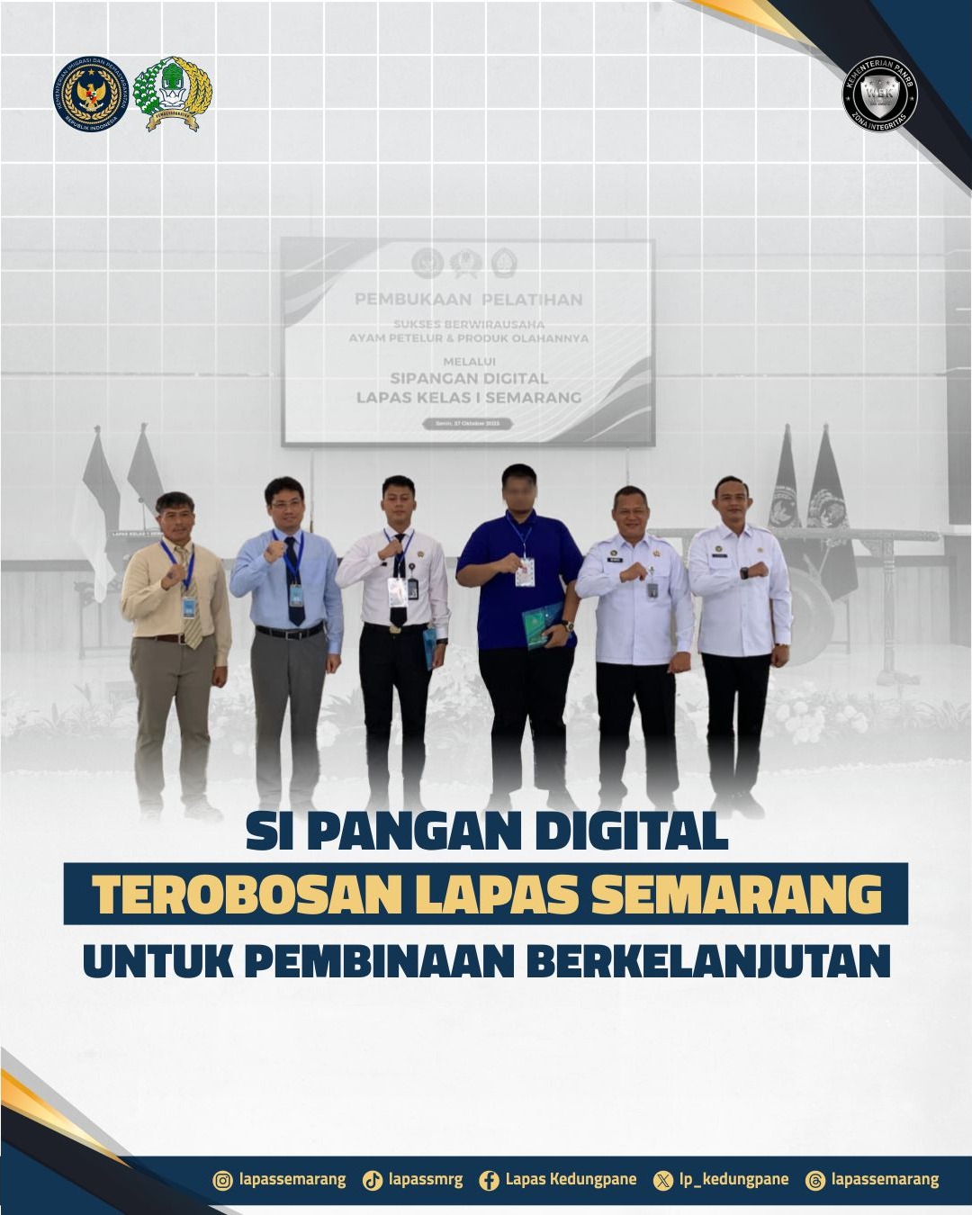 Sipagan Digital Terobosan Lapas Semarang Untuk Pembinaan Berkelanjutan